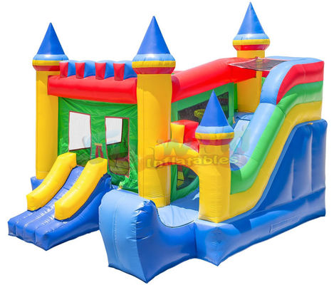 Commercial Inflatable Slide Bouncer For Hotel Birthday Party