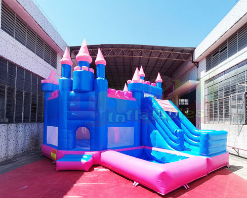 Toddler Plato Inflatable Bounce House Combo For Kindergarten