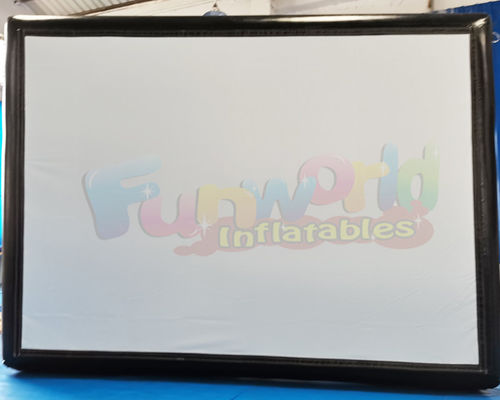 Cinema Projection Show Air Inflatable Movie Screen For Advertising