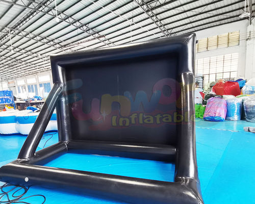 Cinema Projection Show Air Inflatable Movie Screen For Advertising