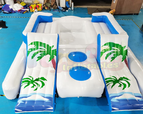 1000D Inflatable Boat Island Outdoor Swimming Pool Water Float Games