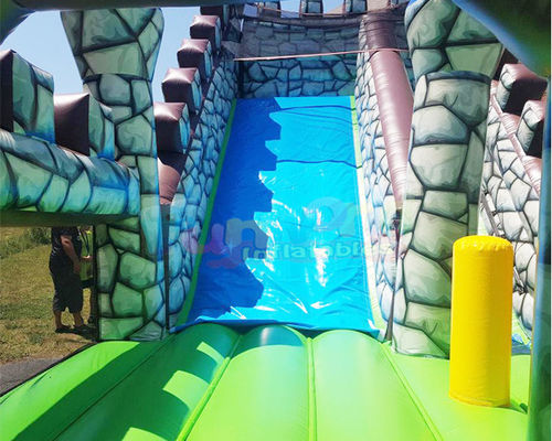 0.55mm PVC Commercial Inflatable Slide Kids Jumping Castle
