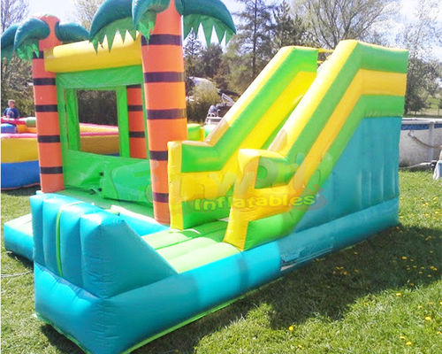 Quadruple Stitching Castle Combo Bounce House Kids Jumping Bouncer