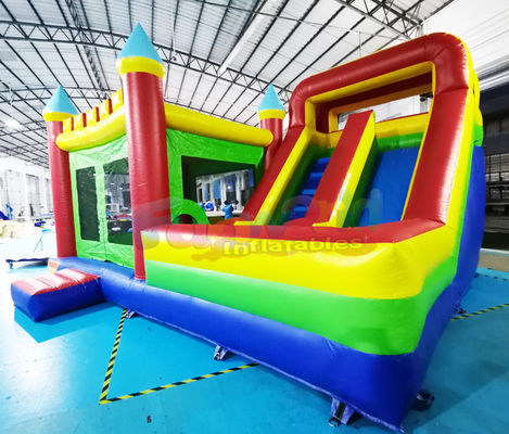 Quadruple Stitching Castle Combo Bounce House Kids Jumping Bouncer