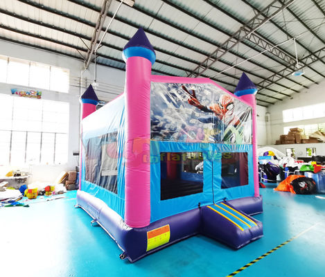 EN14960 Super Hero Inflatable Castle Bounce House For Advertisement