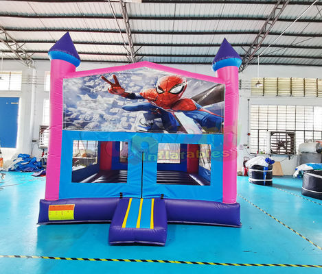 Double Stitching Inflatable Bounce Houses Unicorn Bouncy Castle