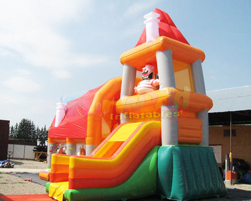 18 OZ PVC Inflatable Bouncer Slide Playground Bouncy Castle