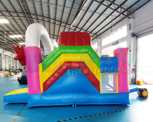 Children Unicorn Inflatable Castle Combo Bounce House