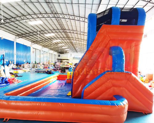 Bouncer Pool House Kids Inflatable Water Slide Quadruple Stitching