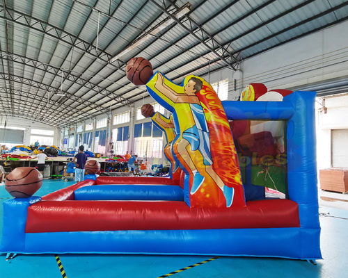 Shooting Games Basket Ball Toss Races Inflatable Basketball Goals