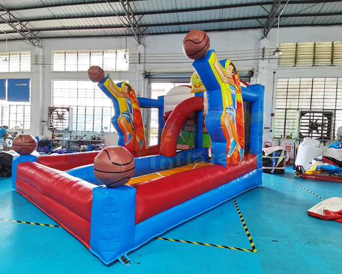 Shooting Games Basket Ball Toss Races Inflatable Basketball Goals