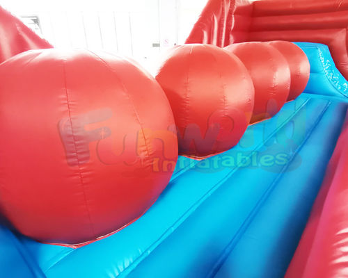 Adult Inflatable Sports Games Interactive Bouncer Big Baller Wipeout