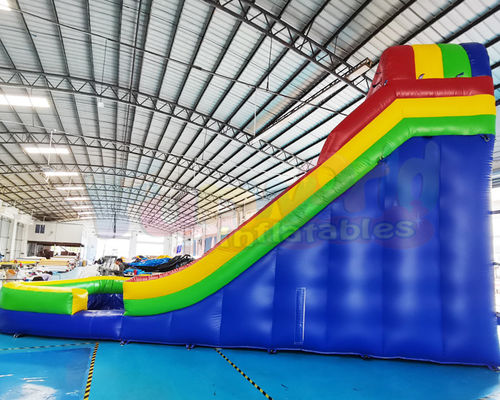 TUV Outdoor Inflatable Water Slides Double Side Bouncer Bounce House