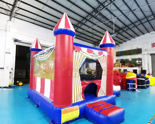 OEM Quadruple Stitching 18 OZ PVC Inflatable Bouncer Slide