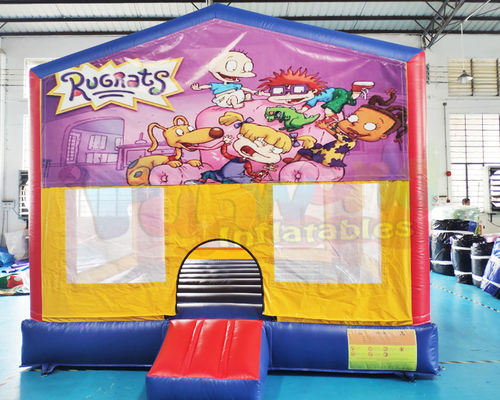 Quadruple Stitching Commercial Inflatable Bouncer Wedding Bounce House