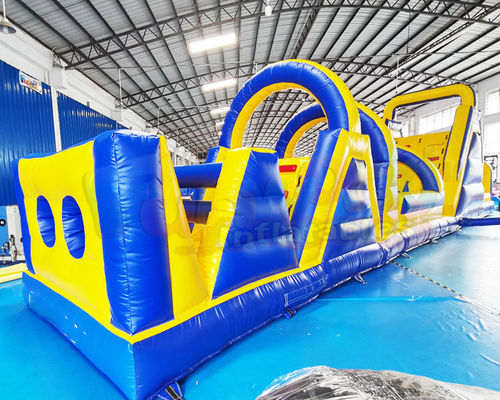 13.2X4.7X3M Inflatables Obstacle Course Kids Jumping Castle Bounce House