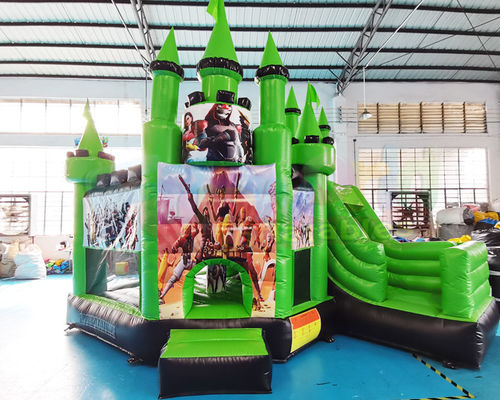 Plato Commercial Bounce House Combo Inflatable Bouncy Castle