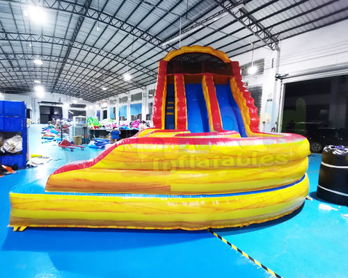 Adult Outdoor Inflatable Water Slides Playground Jumping Castle