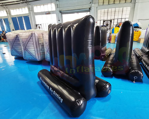 Playground Shooting Barrier Inflatable Paintball Bunkers