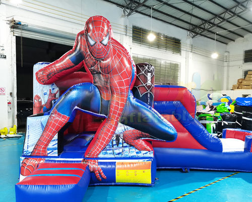 1000D Superhero Bounce House Combo Inflatable Jumping Castle