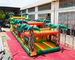 Long Palm Tree Bouncy Castle Inflatable Obstacle Course 13.2X4.7X3 M