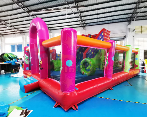 Plato Inflatable Bounce House Combo Amusement Park Bouncy Castle Slide