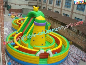 Outdoor Small Children Inflatable Amusement Park , Inflatable Sport Games Safe for Rental