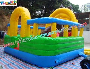 Cool Commercial Inflatable Amusement Park Play Centers 6L x 6W x 4H Meter for toddlers