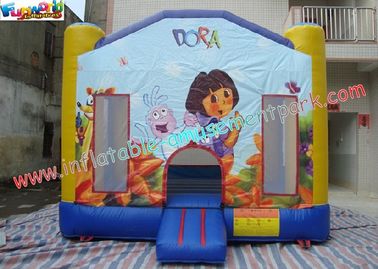 Kids Outdoor Small Dora Moonwalk Inflatable Commercial Bouncy Castles for Hire