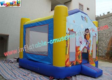 Kids Outdoor Small Dora Moonwalk Inflatable Commercial Bouncy Castles for Hire