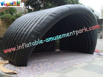 Black Inflatable Party Tent Durable 9.6l X 4.8w X 4.8h For Commercial Use