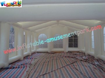 Big PVC Tarpaulin Inflatable Party Tent , Commercial Inflatable Outdoor Wedding Tent