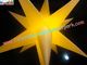 Special PVC coated nylon material Party Inflatable Light Decoration / Inflatable LED star