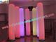 Exhibition 3 Meter high Special PVC coated nylon material Inflatable Lighting Decoration Pillar for Party,Event