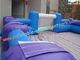 Commercial grade 0.55mm PVC tarpaulin Football Inflatable Sports Games for Rent, re-sale