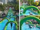 1000 Feet Giant Splash Inflatable Water Slide , Commercial Water Slides