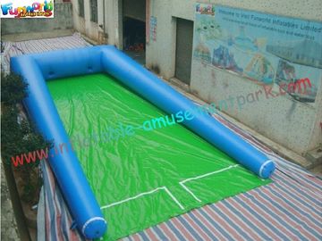 Custom Double Lane Outdoor Adult Inflatable Water Slide For Play Center / Rental