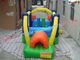 Commercial Grade PVC Tarpaulin Inflatable Bounce House Blower With Slide