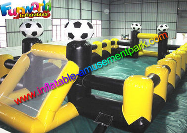 Adult /  Kids Summer Funny Inflatable Football Field Durable Crazy For Funny