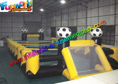 Adult /  Kids Summer Funny Inflatable Football Field Durable Crazy For Funny