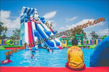 30 m Diameter  Inflatable Water Parks Colorfull Inflatable Amusement Park