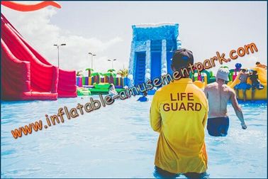 30 m Diameter  Inflatable Water Parks Colorfull Inflatable Amusement Park