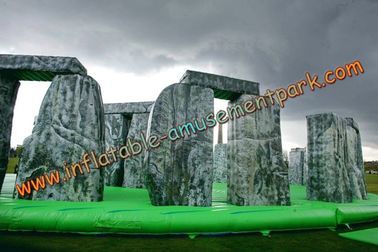 PVC Material Giant Stonehenge Inflatable Jumper Floor Sport Games