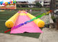 50M Single Lane Pink Inflatable Water Splash Slip Slide With Pool