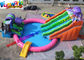 Mini 15m Diameters Inflatable Water Parks Customized White With 680w Pump