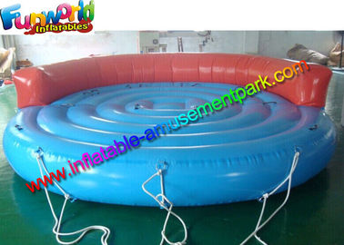 Custom Inflatable Water Toys Crazy UFO Water Towable Tube , Waterproof