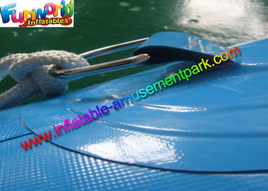 Custom Inflatable Water Toys Crazy UFO Water Towable Tube , Waterproof