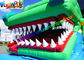 Adults Inflatable Crocodile Slide Commercial Outdoor Dry Slide Giant