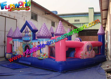 Amazing Fun Inflatable Amusement Park Princess Palace , Jumping Bouncer Playground