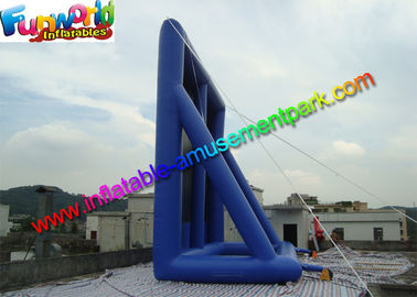 11 x 10 Dark Blue Inflatable Movie Screen , Inflatable Projector Screens / Theater